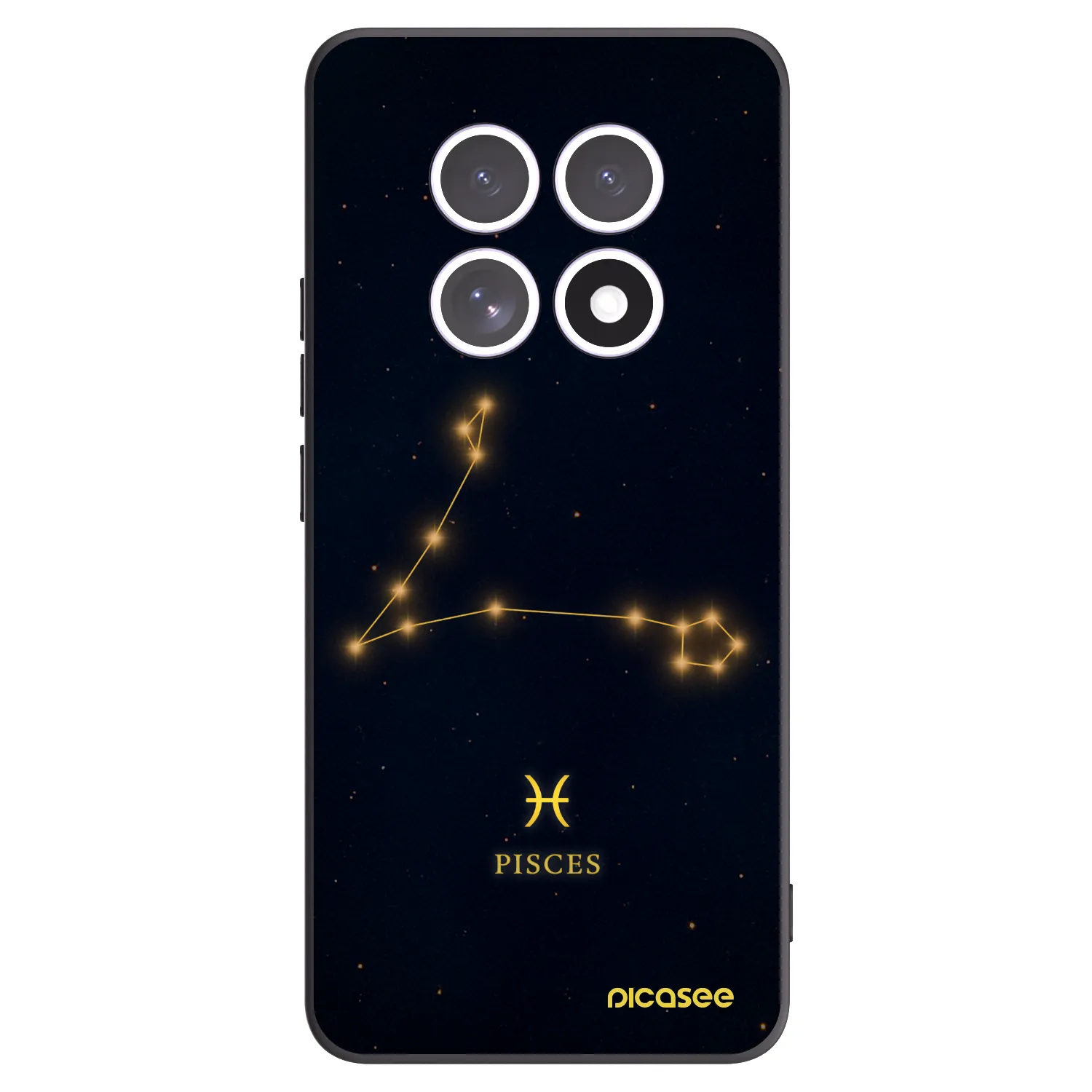 Picasee silikónový čierny obal pre Xiaomi Redmi Note 15 5G - PISCES