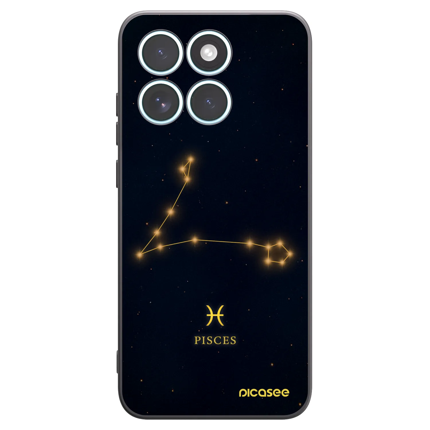 Picasee silikónový čierny obal pre Motorola Edge 70 Fusion - PISCES