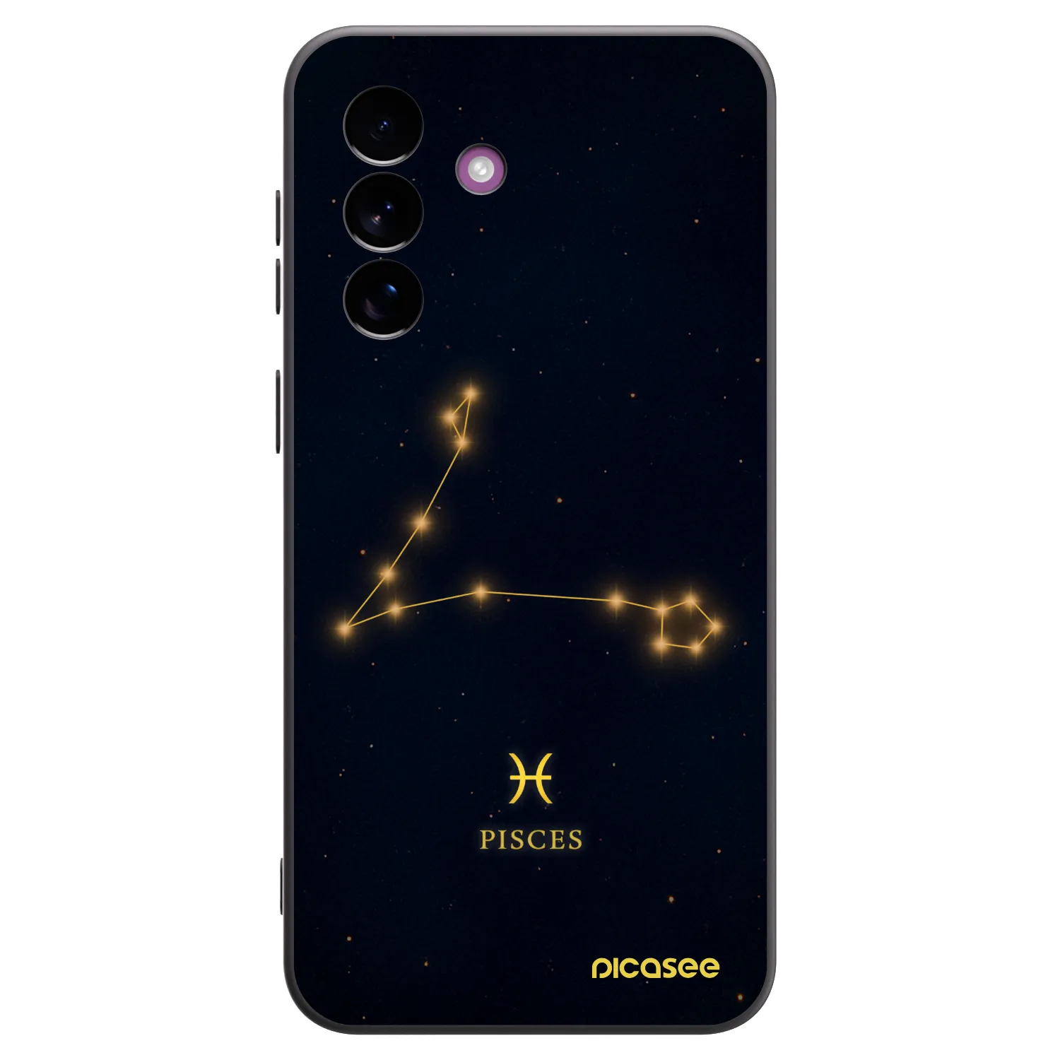 Picasee silikónový čierny obal pre Samsung Galaxy A37 - PISCES