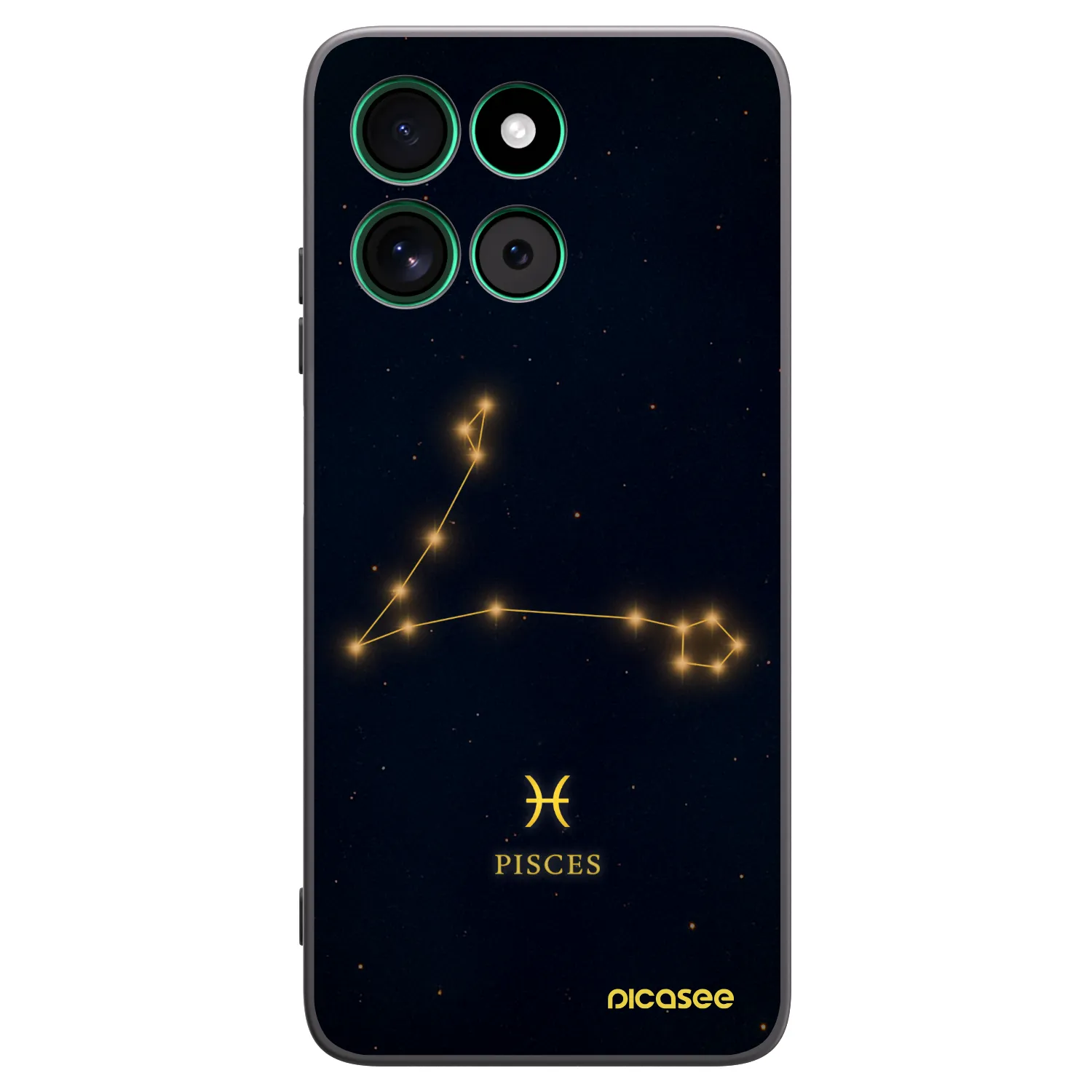 Picasee silikónový čierny obal pre Motorola Moto G57 Power - PISCES