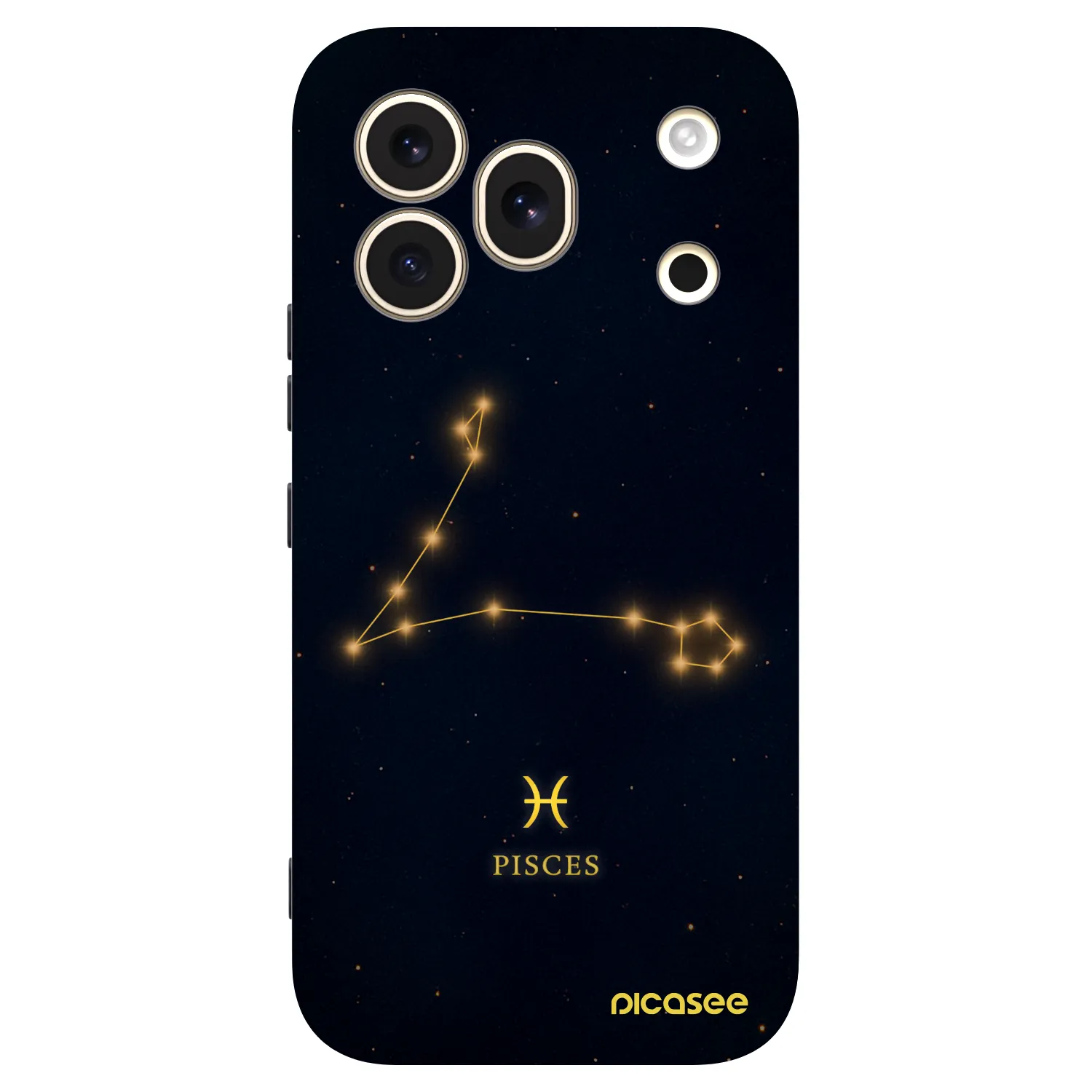 Picasee silikónový čierny obal pre Honor 600 Pro - PISCES