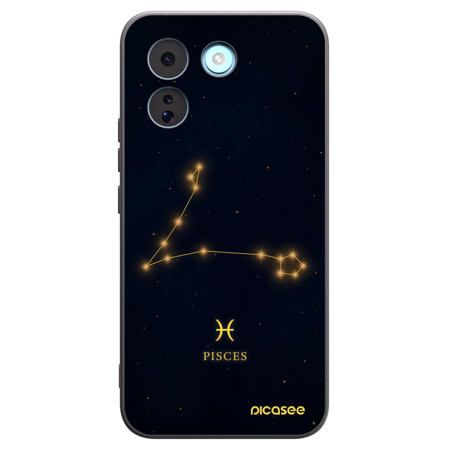 Picasee silikónový čierny obal pre Xiaomi Redmi Note 17 Pro MAX 5G - PISCES