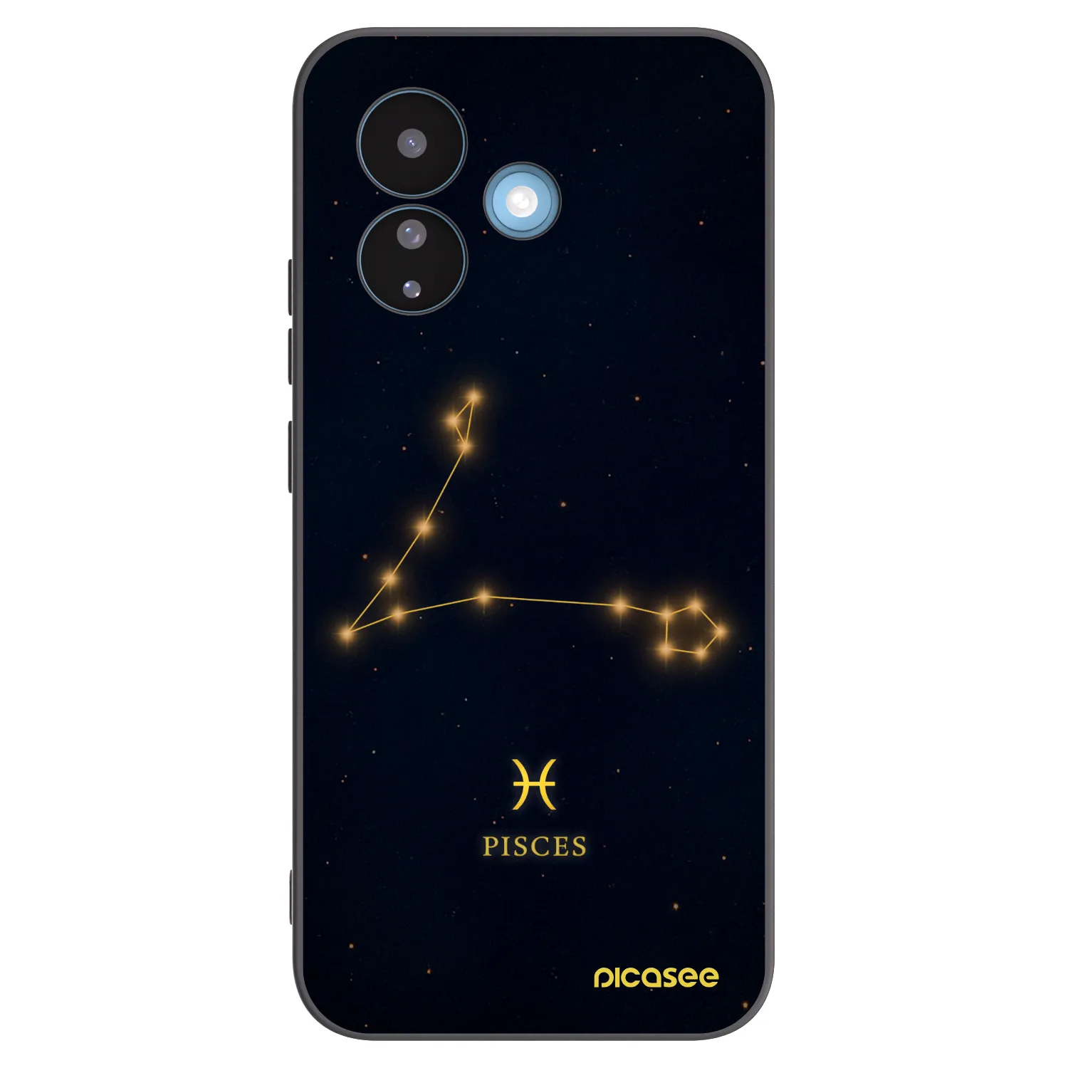 Picasee silikónový čierny obal pre Xiaomi Redmi Note 17 Pro 5G - PISCES