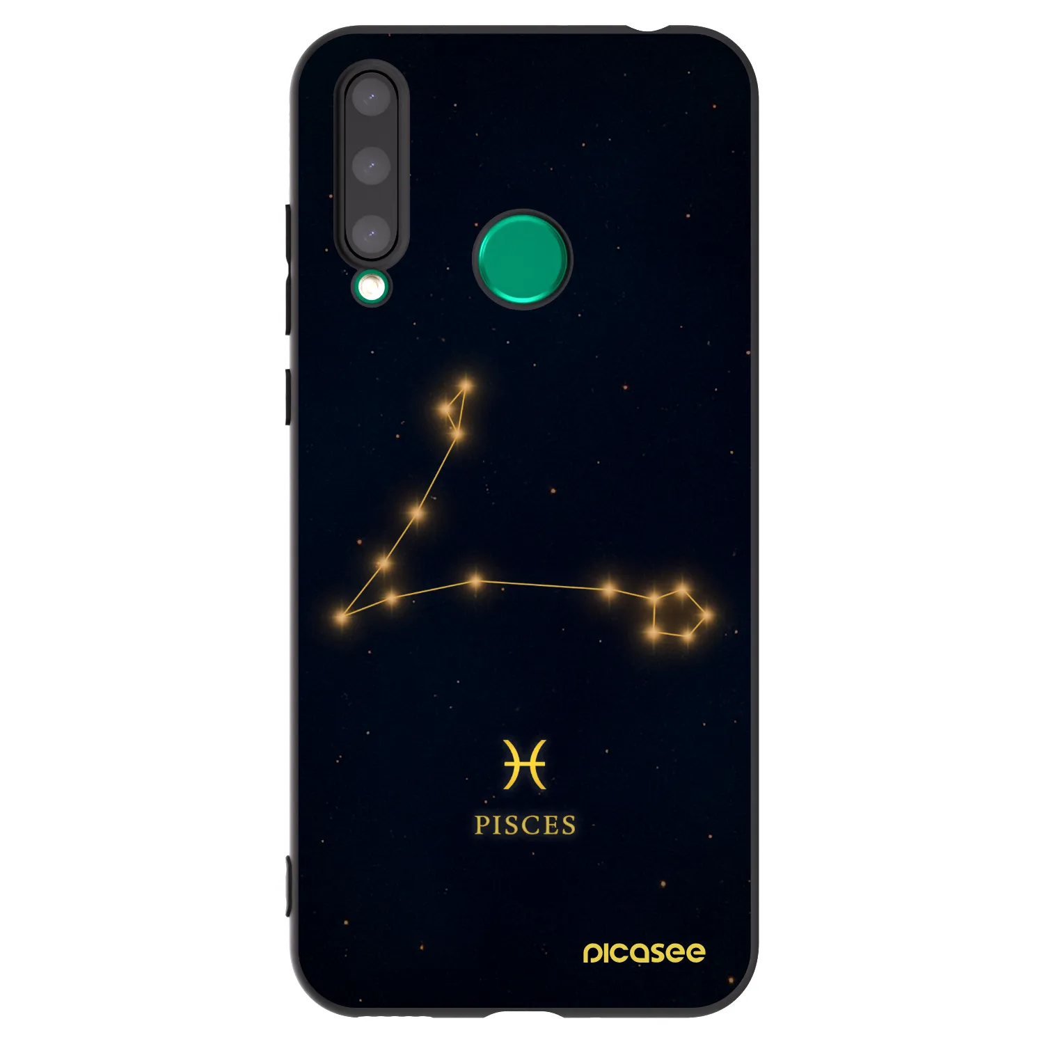 Picasee silikónový čierny obal pre Honor 20 Lite - PISCES