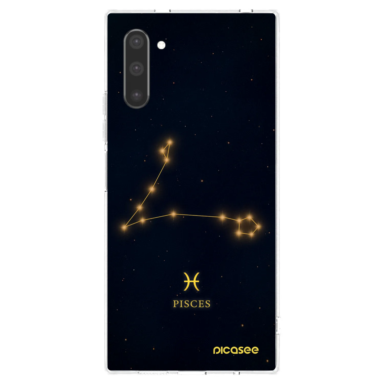 Picasee silikónový prehľadný obal pre Samsung Galaxy Note 10 N970F - PISCES