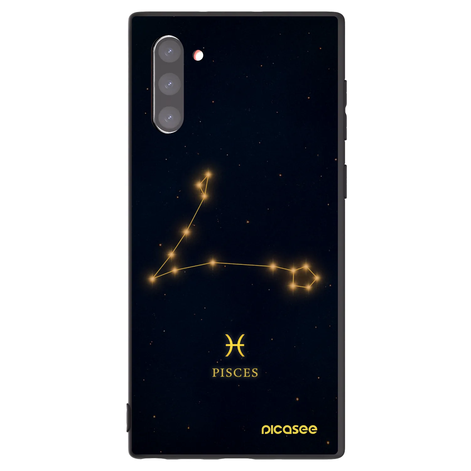 Picasee silikónový čierny obal pre Samsung Galaxy Note 10 N970F - PISCES