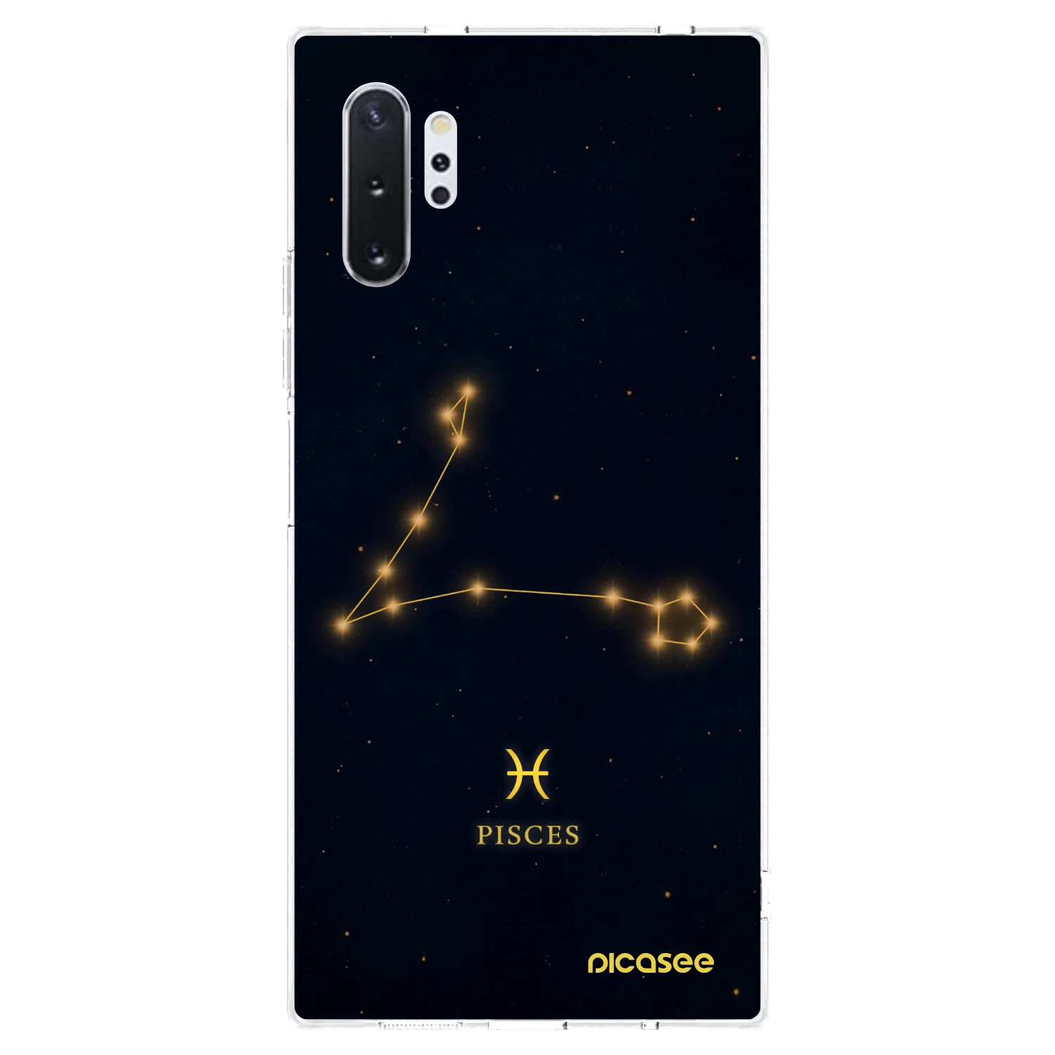 Picasee silikónový prehľadný obal pre Samsung Galaxy Note 10+ N975F - PISCES