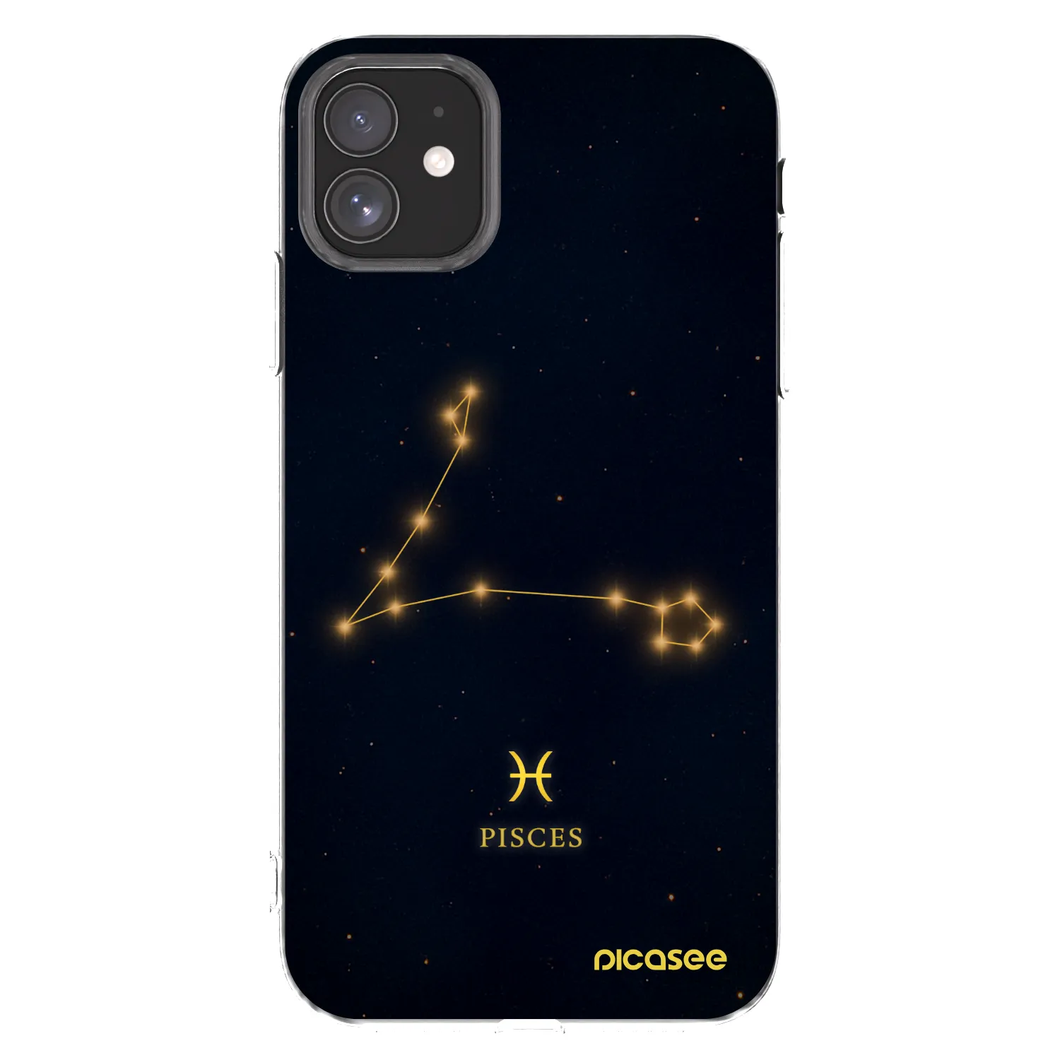 Picasee silikónový prehľadný obal pre Apple iPhone 11 - PISCES