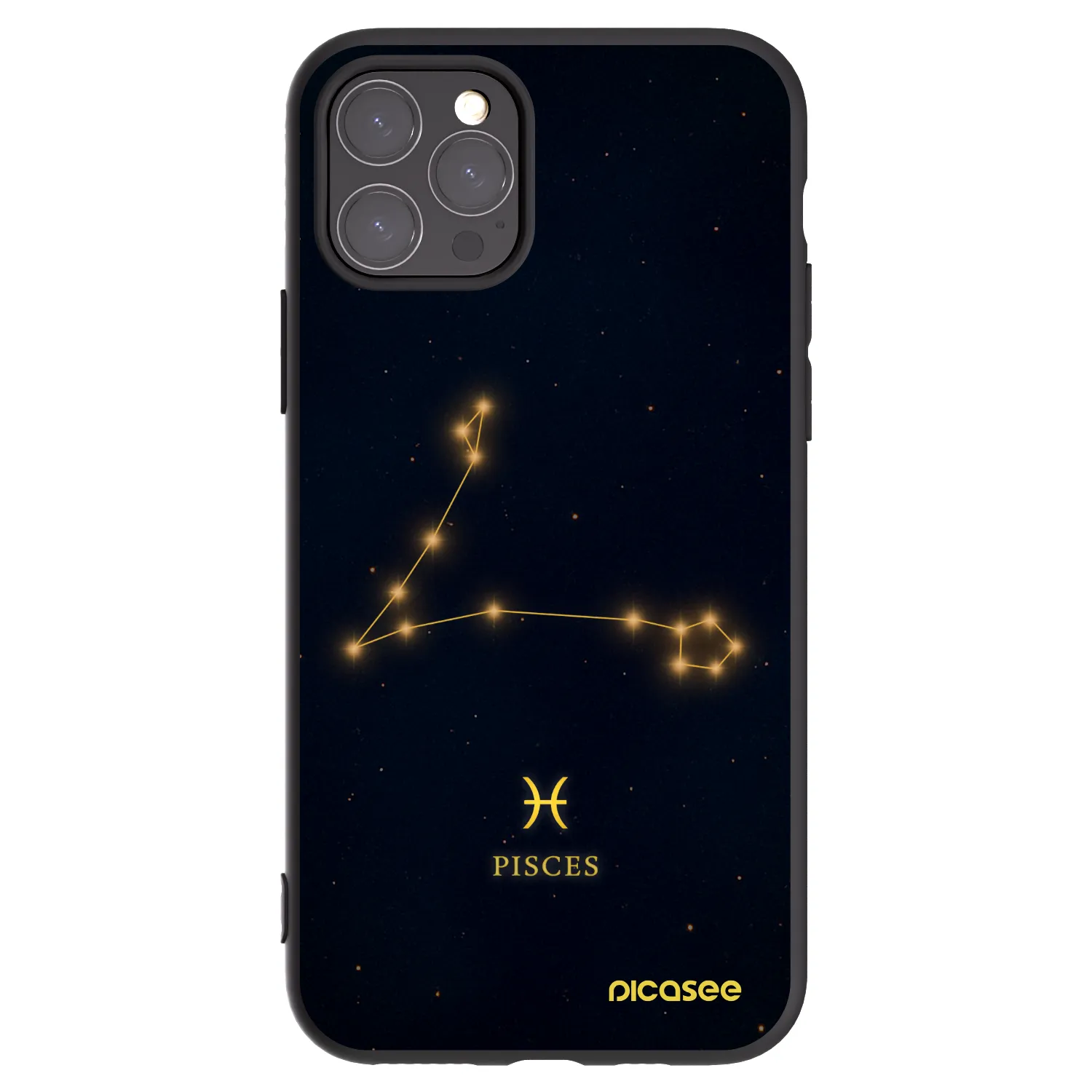 Picasee silikónový čierny obal pre Apple iPhone 11 Pro - PISCES