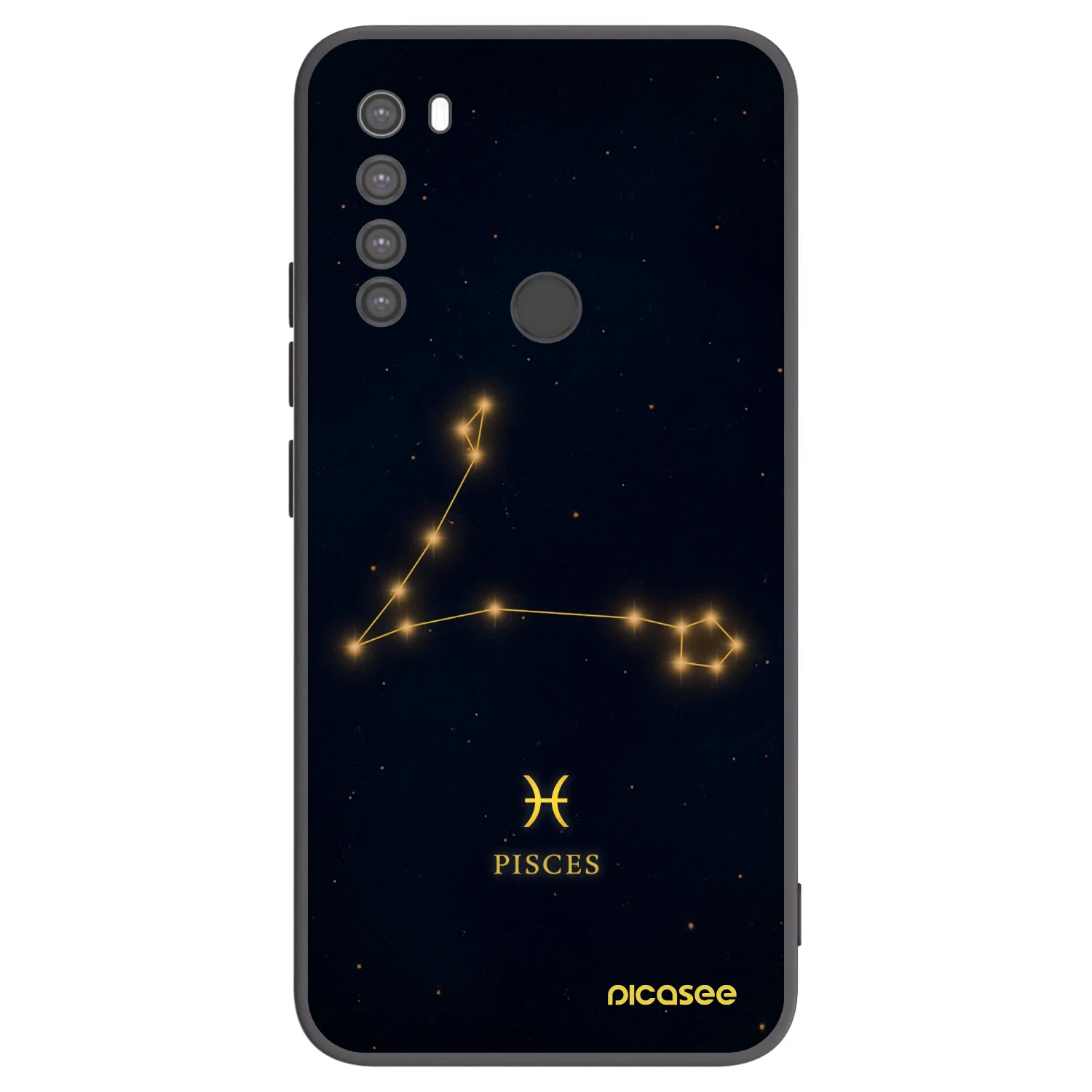 Picasee silikónový čierny obal pre Xiaomi Redmi Note 8 - PISCES