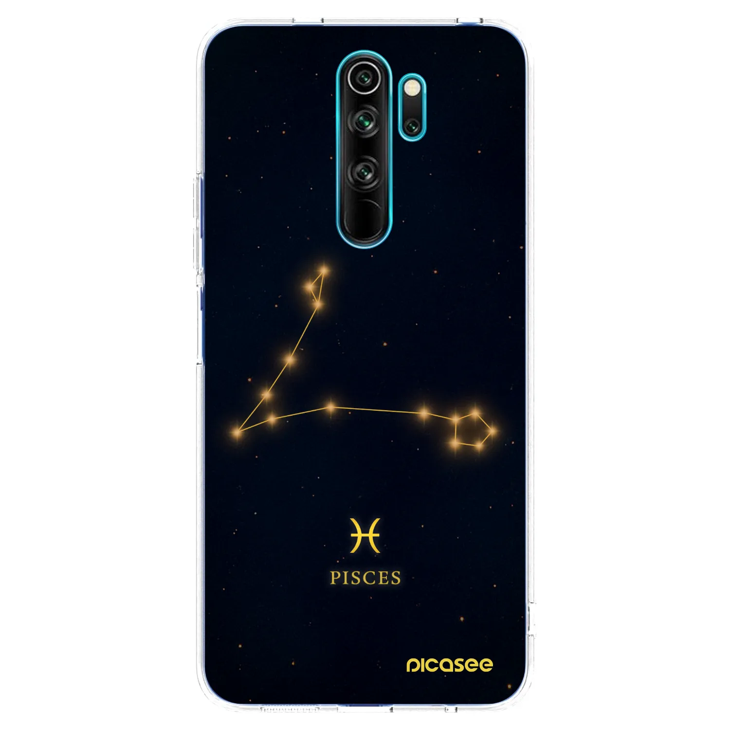 Picasee silikónový prehľadný obal pre Xiaomi Redmi Note 8 Pro - PISCES
