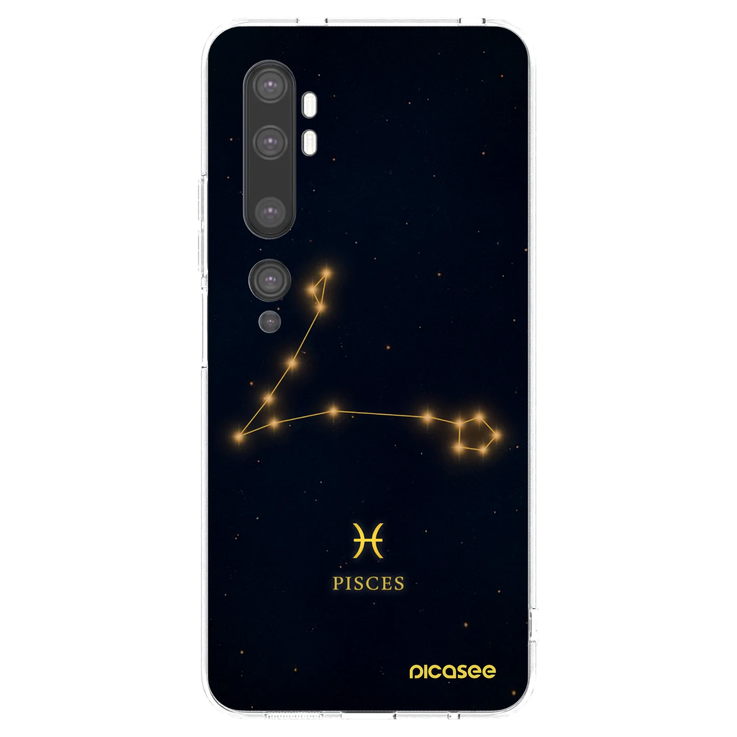 Silikónový prehľadný obal pre Xiaomi Mi Note 10 (Pro) - PISCES