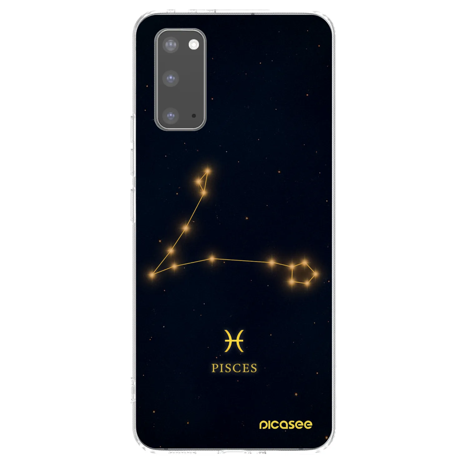 Picasee silikónový prehľadný obal pre Samsung Galaxy S20 G980F - PISCES
