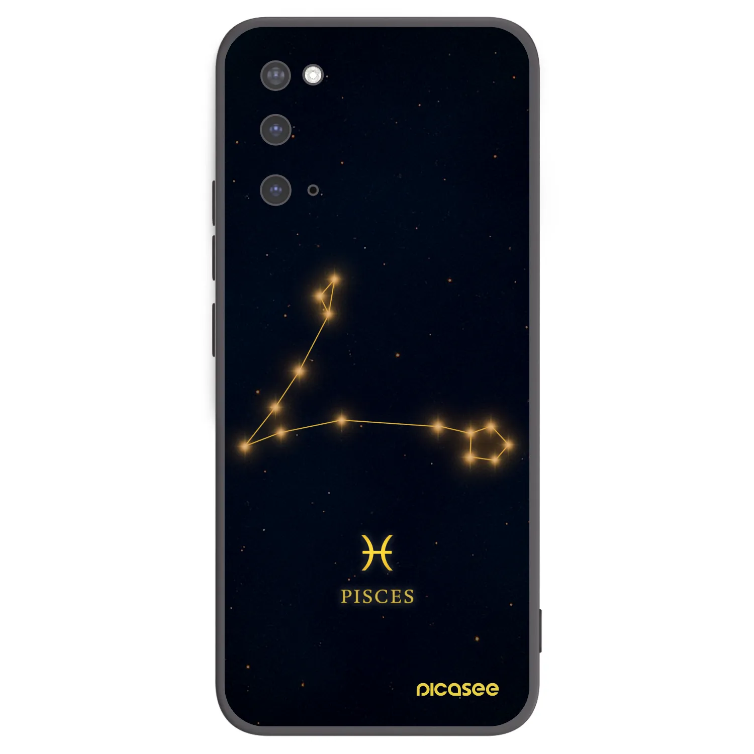 Picasee silikónový čierny obal pre Samsung Galaxy S20 G980F - PISCES