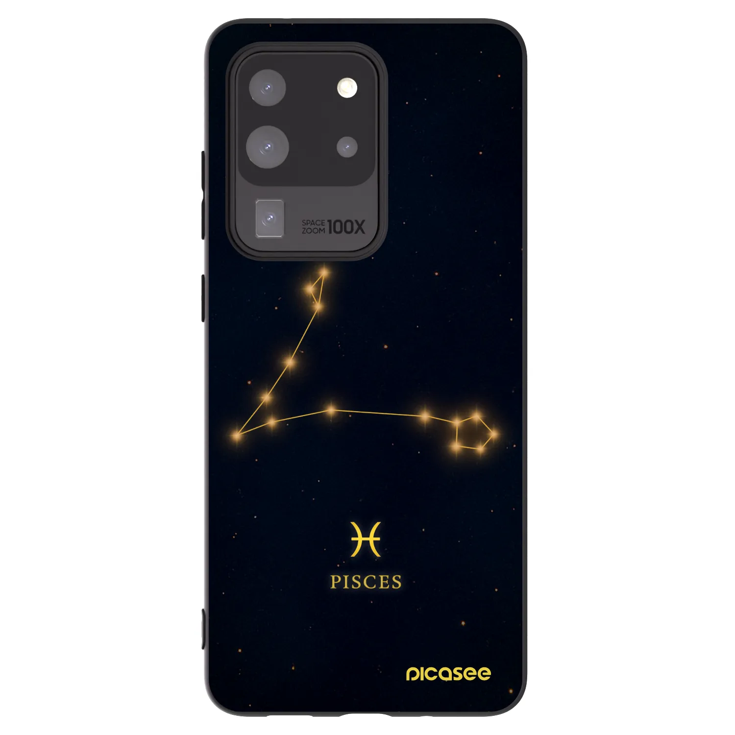 Picasee silikónový čierny obal pre Samsung Galaxy S20 Ultra 5G G988F - PISCES