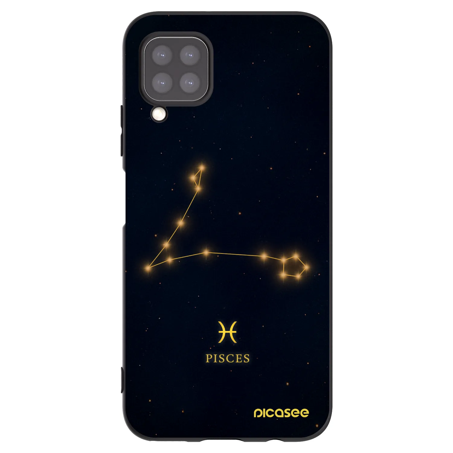 Picasee silikónový čierny obal pre Huawei P40 Lite - PISCES