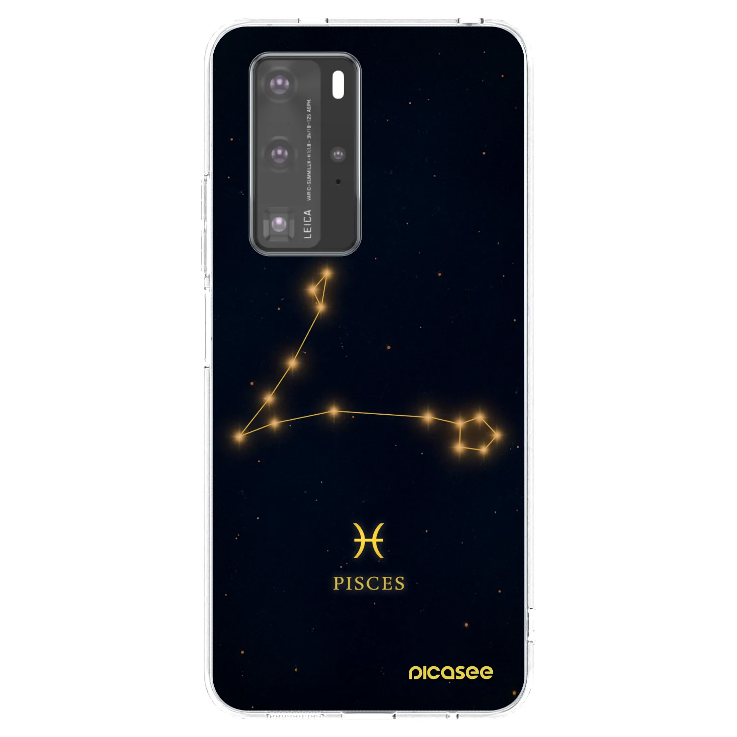 Picasee silikónový prehľadný obal pre Huawei P40 Pro - PISCES