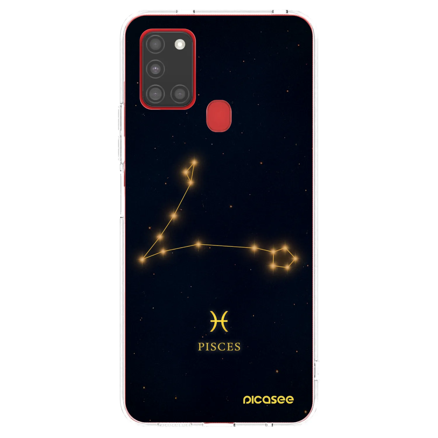 Picasee silikónový prehľadný obal pre Samsung Galaxy A21s - PISCES