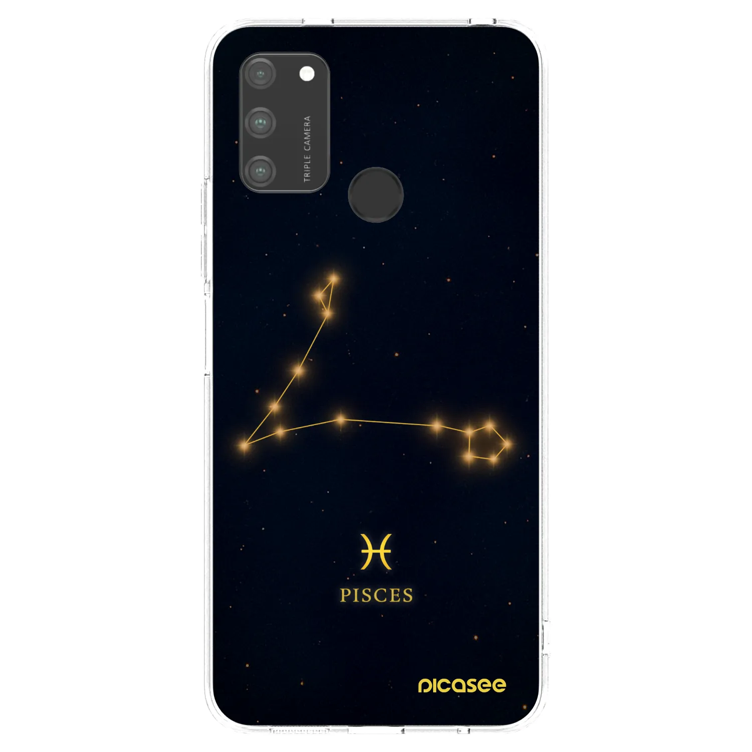 Picasee silikónový prehľadný obal pre Honor 9A - PISCES