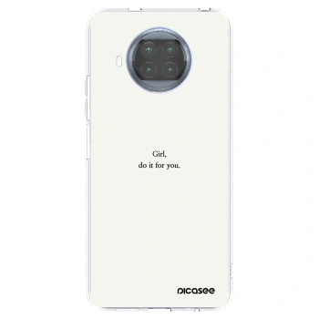 Picasee silikónový prehľadný obal pre Xiaomi Mi 10T Lite - Girl, do it for you