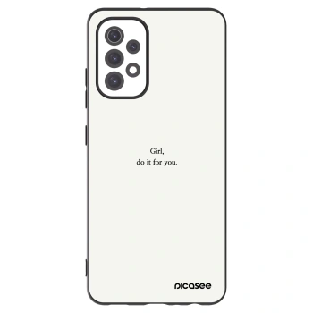 Picasee silikónový čierny obal pre Samsung Galaxy A32 5G A326B - Girl, do it for you