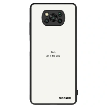 Obal pre Xiaomi Poco X3 - Girl, do it for you