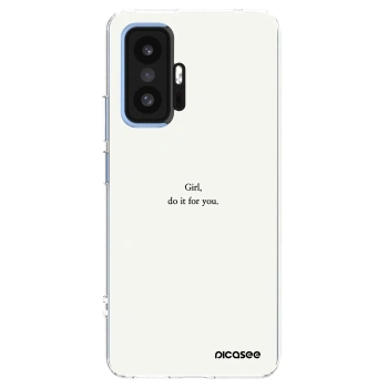 Picasee silikónový prehľadný obal pre Xiaomi 11T - Girl, do it for you