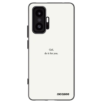 Picasee silikónový čierny obal pre Xiaomi 11T Pro - Girl, do it for you