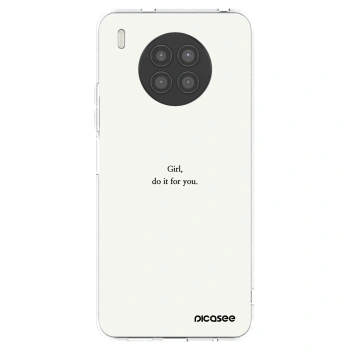 Picasee silikónový prehľadný obal pre Huawei Nova 8i - Girl, do it for you