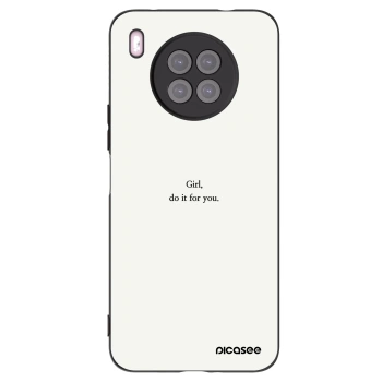 Picasee silikónový čierny obal pre Huawei Nova 8i - Girl, do it for you