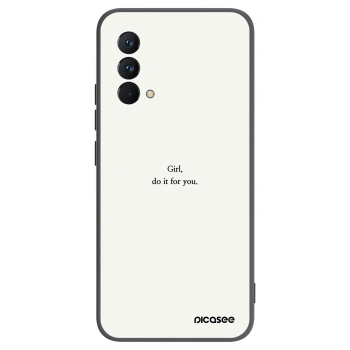 Picasee silikónový čierny obal pre Realme GT Master Edition 5G - Girl, do it for you