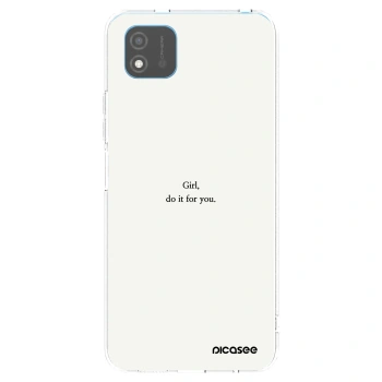 Picasee silikónový prehľadný obal pre Realme C11 (2021) - Girl, do it for you