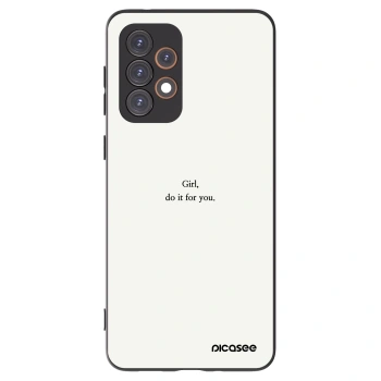 Picasee silikónový čierny obal pre Samsung Galaxy A33 5G A336 - Girl, do it for you