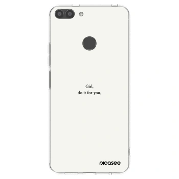 Picasee silikónový prehľadný obal pre Huawei P Smart - Girl, do it for you