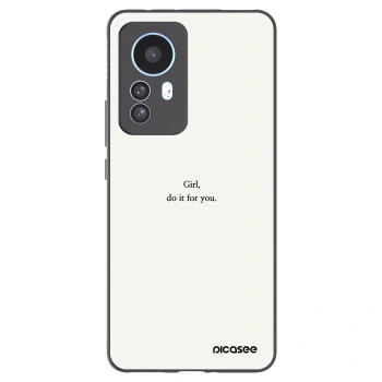 Picasee silikónový čierny obal pre Xiaomi 12T Pro - Girl, do it for you