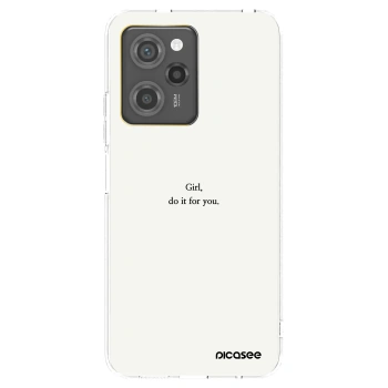 Picasee silikónový čierny obal pre Xiaomi Poco X5 Pro - Girl, do it for you