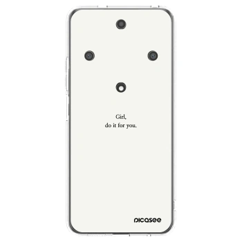 Picasee silikónový prehľadný obal pre Honor Magic5 Lite 5G - Girl, do it for you