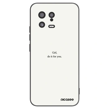 Picasee silikónový čierny obal pre Xiaomi 13 - Girl, do it for you