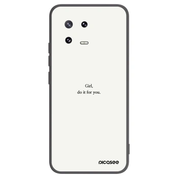 Picasee silikónový čierny obal pre Xiaomi 13 Pro - Girl, do it for you