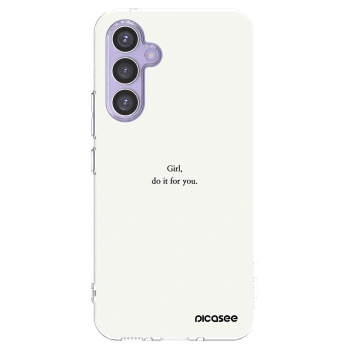 Picasee silikónový prehľadný obal pre Samsung Galaxy A54 5G A546B - Girl, do it for you