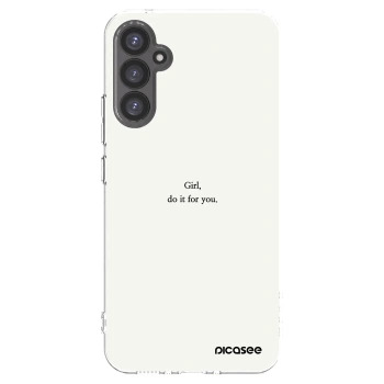 Picasee silikónový prehľadný obal pre Samsung Galaxy A34 5G A346B - Girl, do it for you