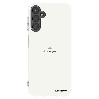 Picasee silikónový prehľadný obal pre Samsung Galaxy A14 5G A146P - Girl, do it for you