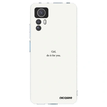 Picasee silikónový prehľadný obal pre Xiaomi Redmi Note 12S - Girl, do it for you