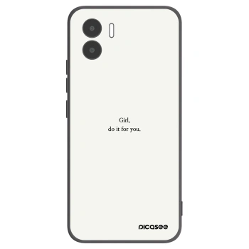 Picasee silikónový čierny obal pre Xiaomi Redmi A2 - Girl, do it for you