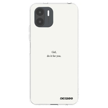 Picasee silikónový prehľadný obal pre Xiaomi Redmi A2 - Girl, do it for you