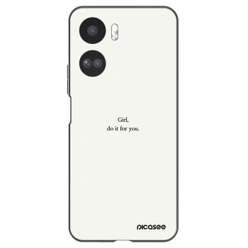 Picasee silikónový čierny obal pre Honor 90 Lite 5G - Girl, do it for you