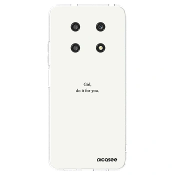Picasee silikónový prehľadný obal pre Honor Magic4 Lite 5G - Girl, do it for you