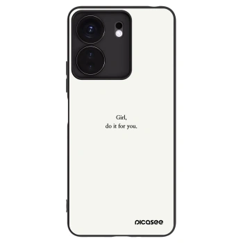 Picasee silikónový čierny obal pre Xiaomi Redmi 13C 4G - Girl, do it for you