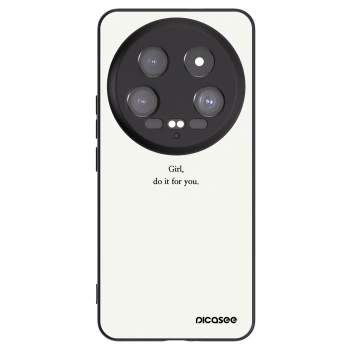Picasee silikónový čierny obal pre Xiaomi 14 Ultra - Girl, do it for you