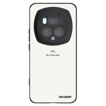 Picasee silikónový čierny obal pre Honor Magic6 Pro - Girl, do it for you